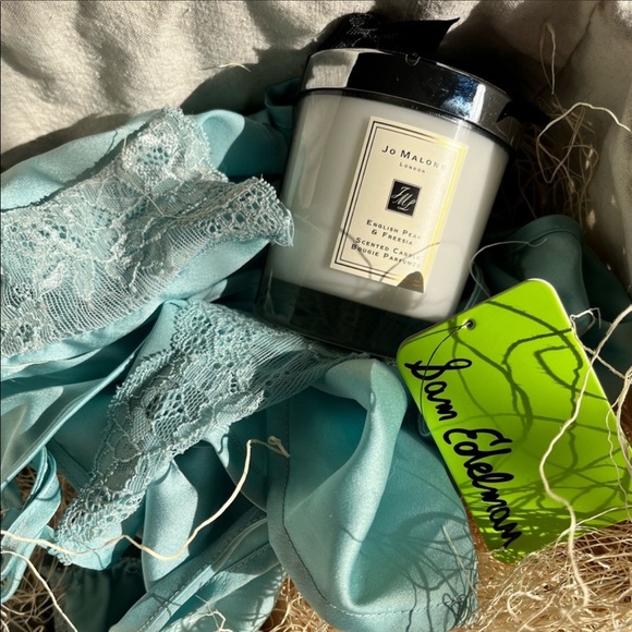 Jo Malone Candle and Sam Edelman 2pc Blue Cami and Undie - Picture 1 of 5